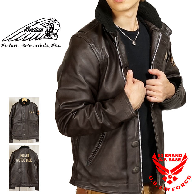 楽天市場】アウトレット!!インディアンモトサイクル カウレザー N-1