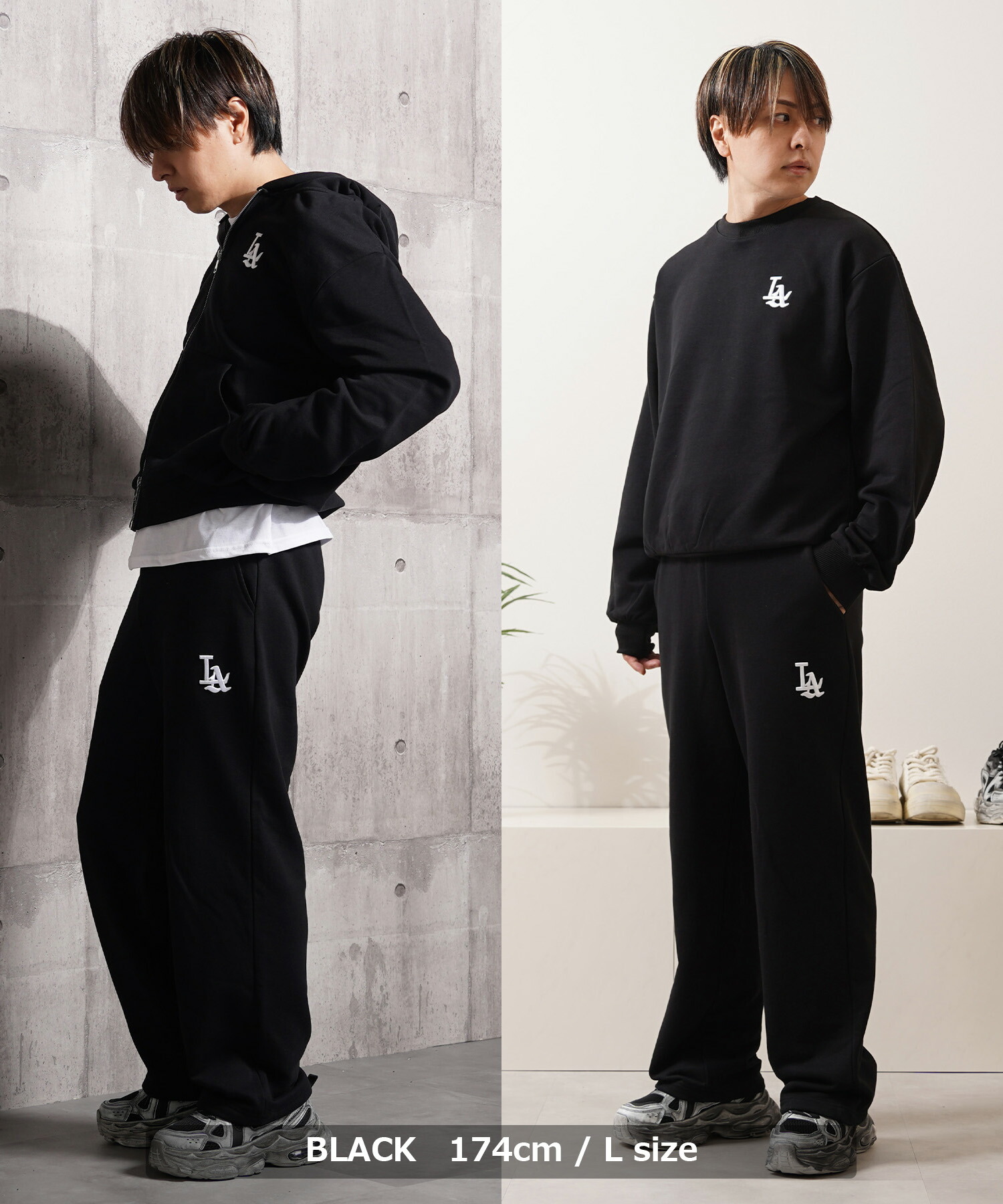 楽天市場】LA ロゴ刺繍 スウェットパンツ メンズ パンツ レディース