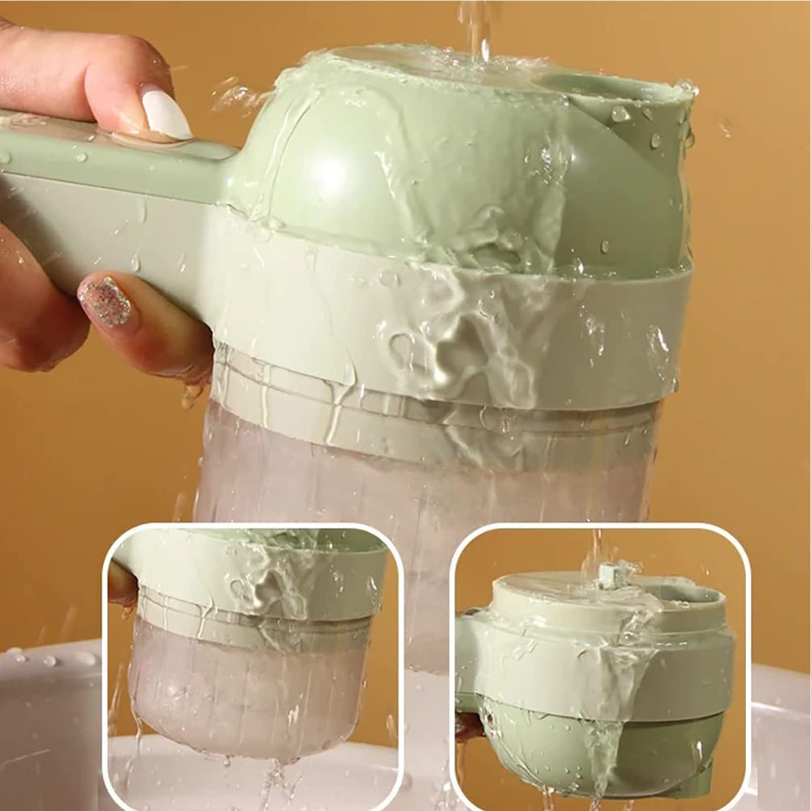 楽天市場】手持ち型の電気ガトリンカッター 野菜切り機 スライサー 4