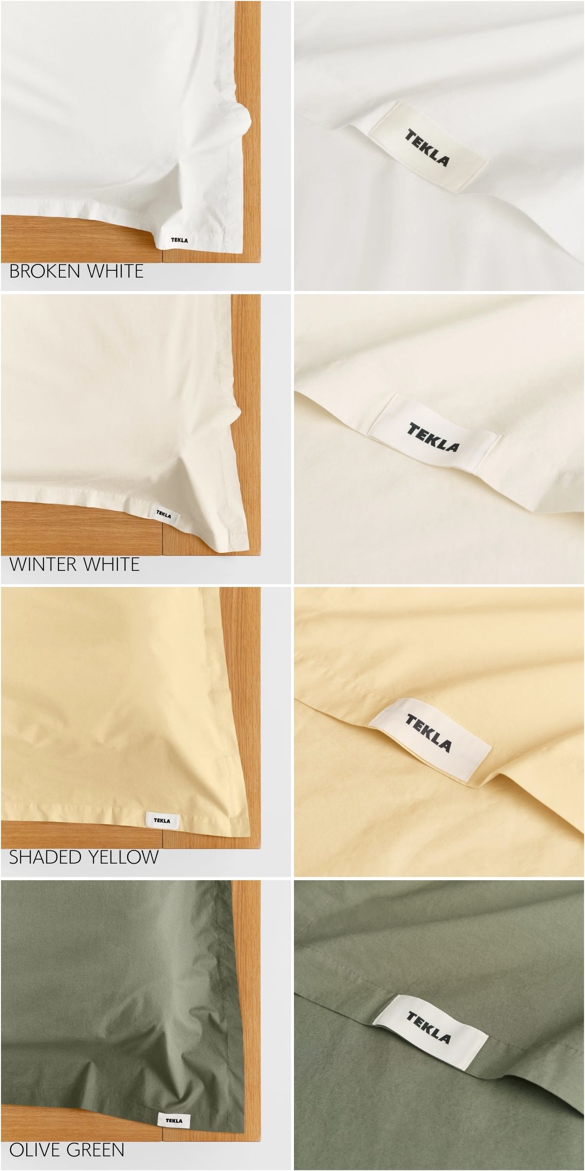 楽天市場】【正規販売店】テクラ TEKLA ベッドシーツ ダブル 260×260