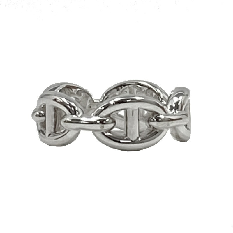 楽天市場】【新品】HERMES エルメス リング アンシェネ PM Enchainee