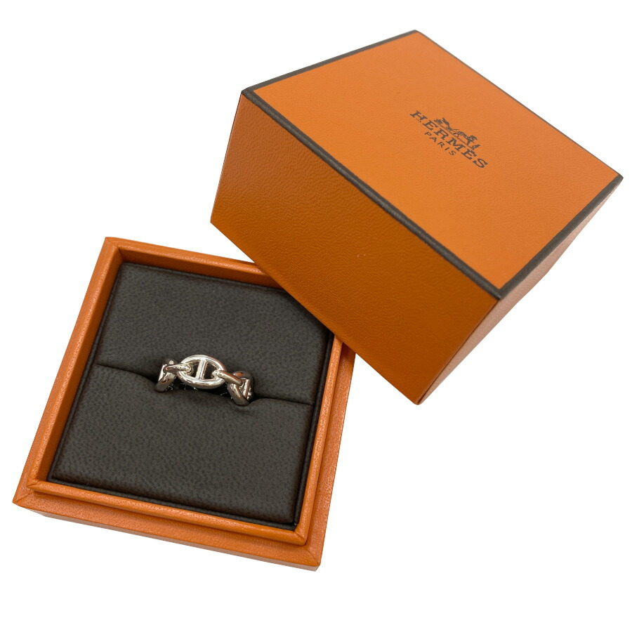 楽天市場】【新品】HERMES エルメス リング アンシェネ PM Enchainee