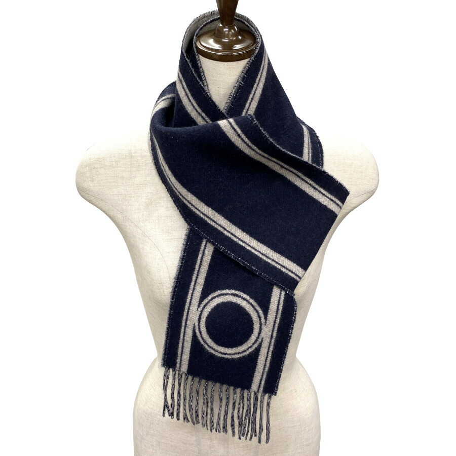 楽天市場】【新品】HERMES エルメス カシミヤマフラー《バンド・ドゥ