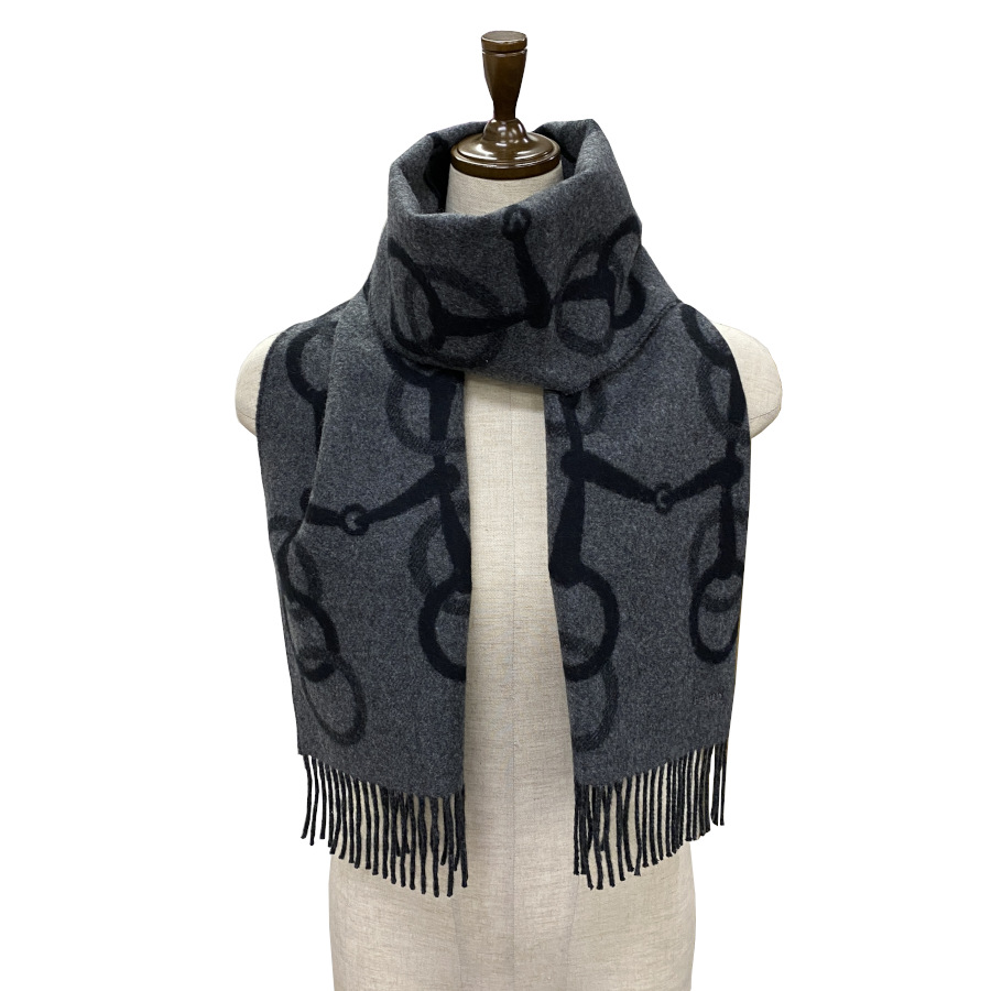 楽天市場】【新品】HERMES エルメス マフラー カシミヤマフラー