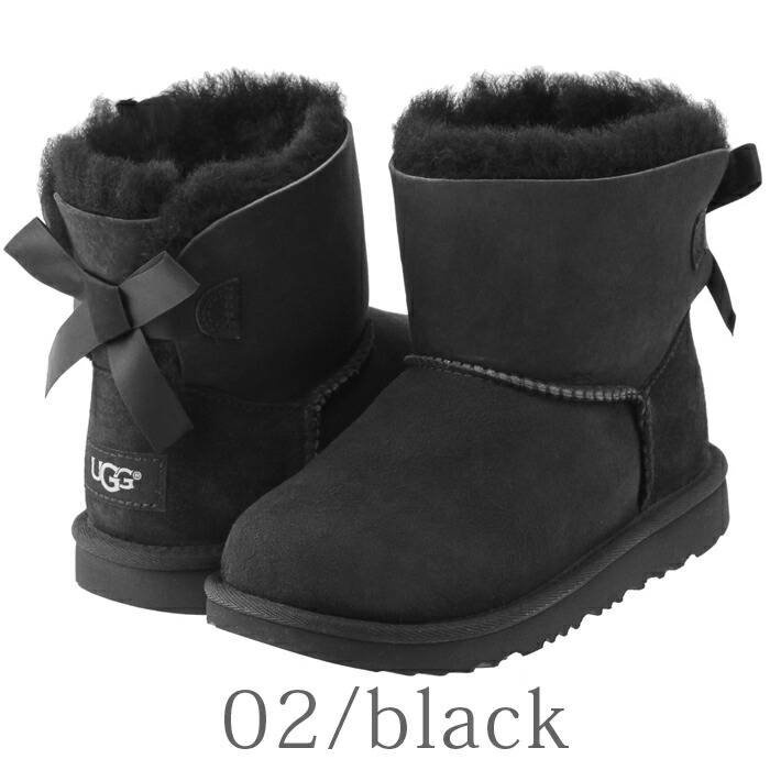 楽天市場】UGG ムートン キッズ レディース ブーツ ミニベイリーボウII