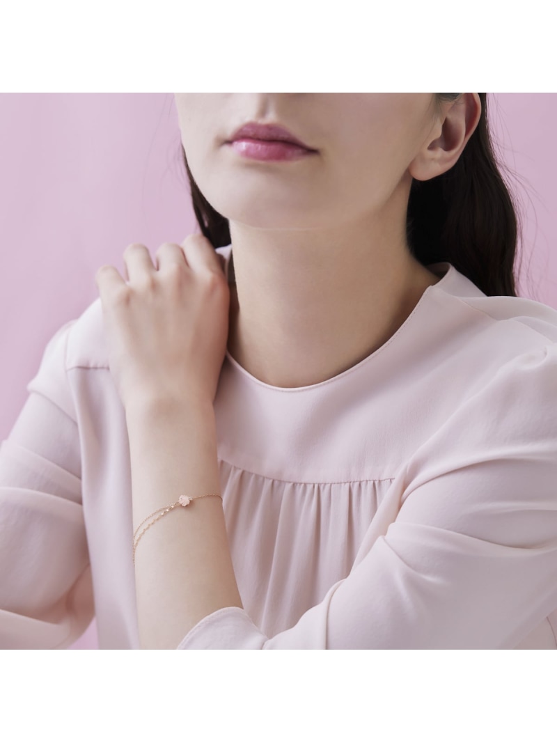 楽天市場】【SAKURA Collection】K10ピンクゴールド ブレスレット 4