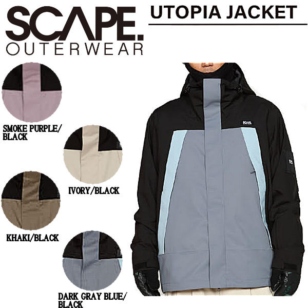 23-24 スノーボードウェア エスケープ UTOPIA JACKET