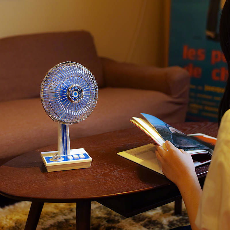 楽天市場】＼メーカー倒産により割引／ 卓上扇風機 レトロファン
