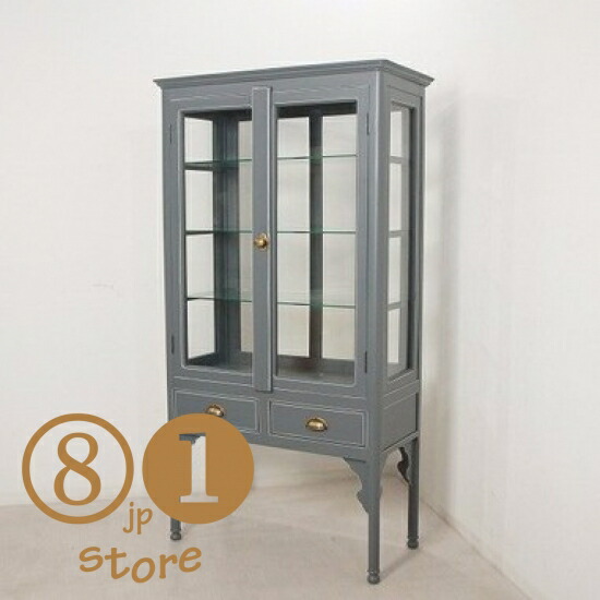 楽天市場】【引き取り限定】アンティーク調 ケビント 医療棚 ドクター