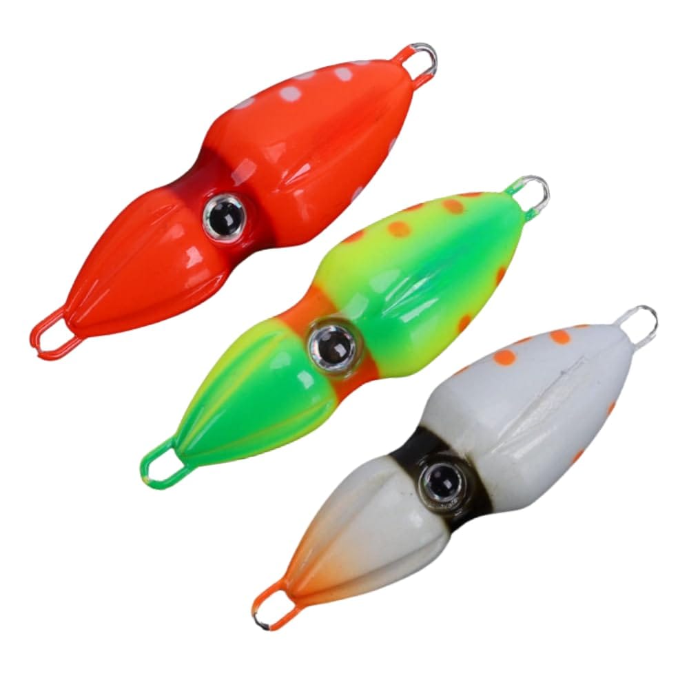 楽天市場】MAKUMINORS オモック イカ型 夜光 発光 鯛ラバ タイラバ