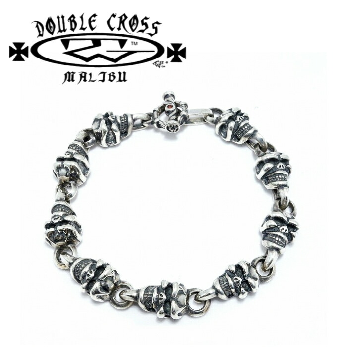 楽天市場】メンズ ブレスレット シルバーアクセサリー スカル 骸骨