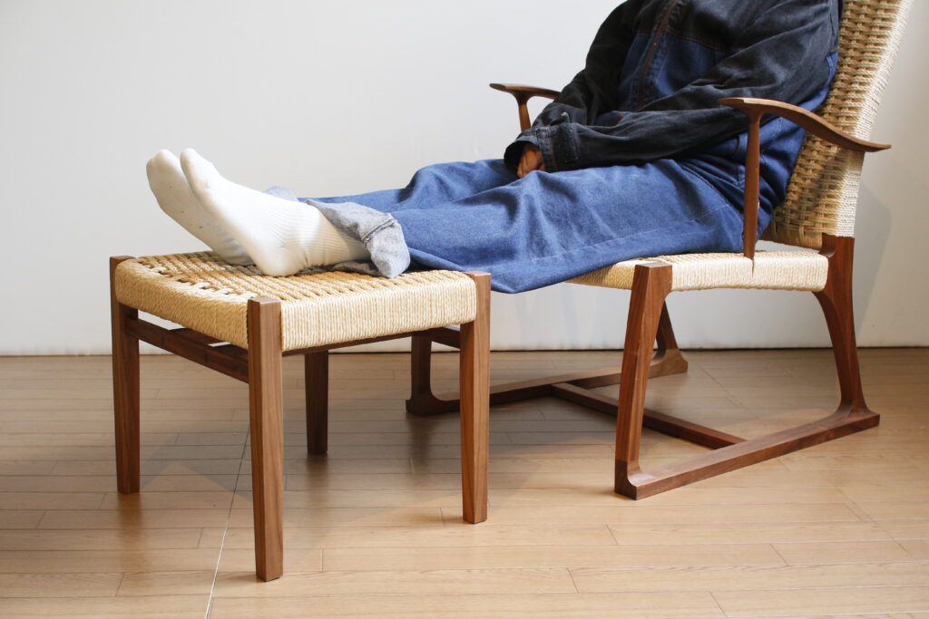 WISE WISE チノ ローチェア オーク材 ペーパーコード ナチュラル