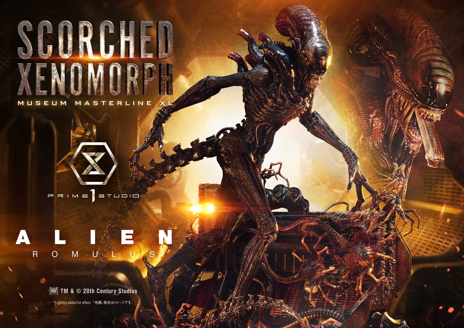ミュージアムマスターライン XL エイリアン：ロムルス スコーチド