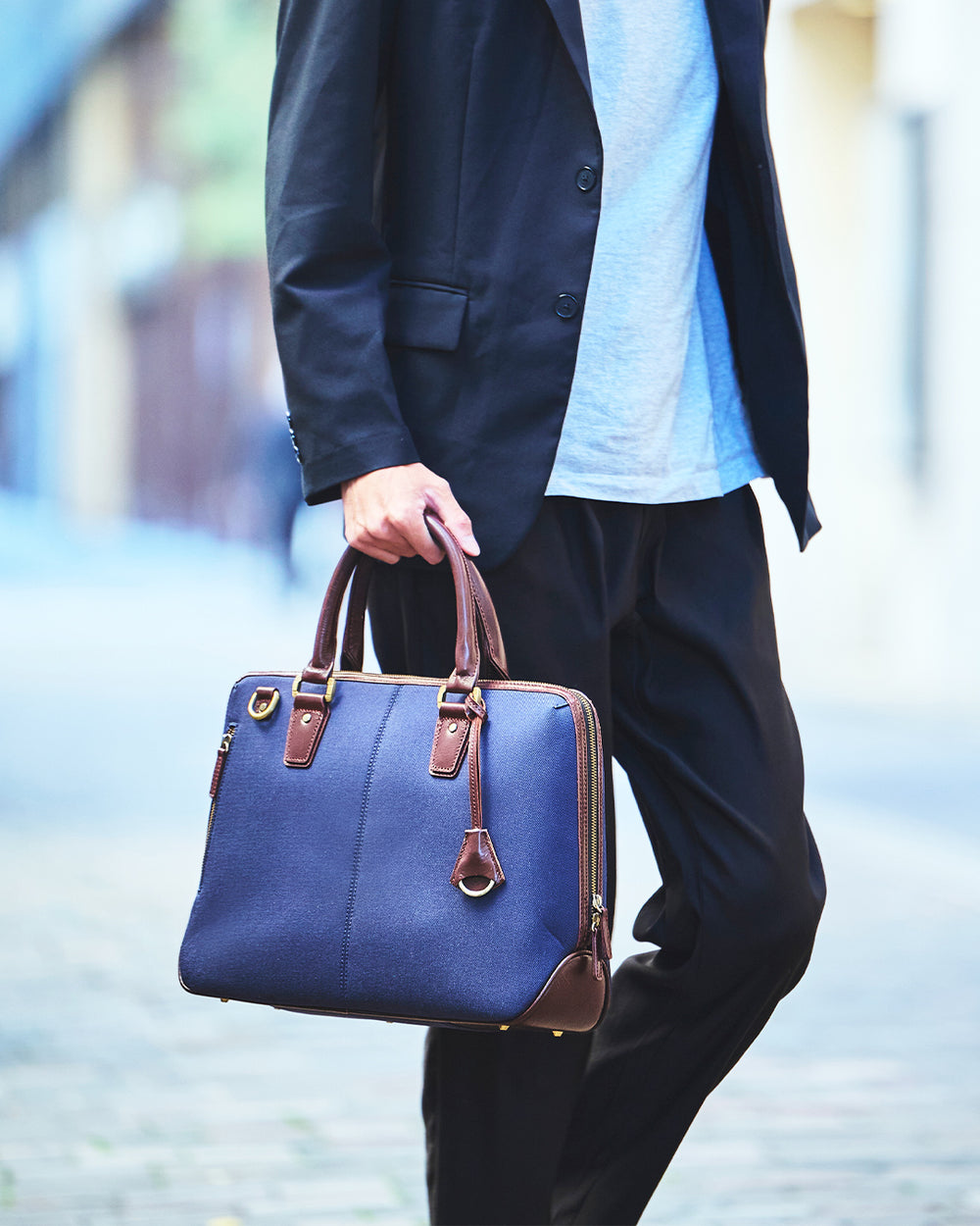 GOLDMEN 本革 ビジネスバッグ ブリーフケース GA001C