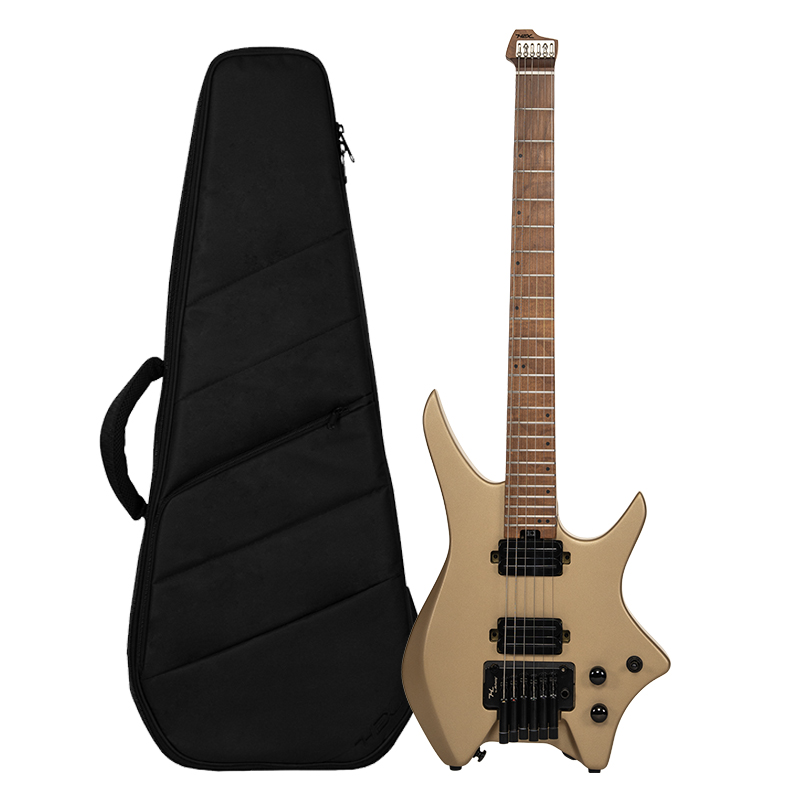 Hex N500P S/SS Electric Guitar with Deluxe Bag, Summer Sand