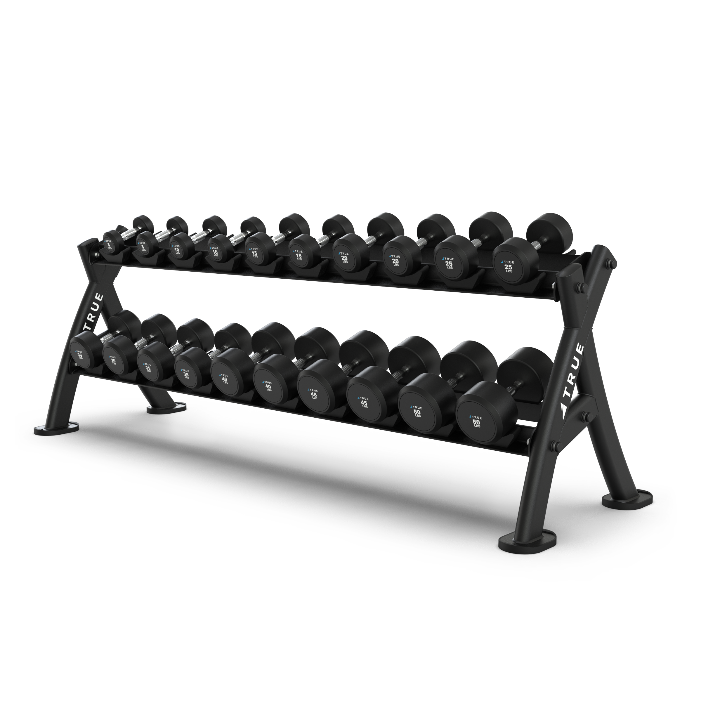XFW-4700 ダンベル・ラック -TRUE フィットネス - 商用エクササイズ器具