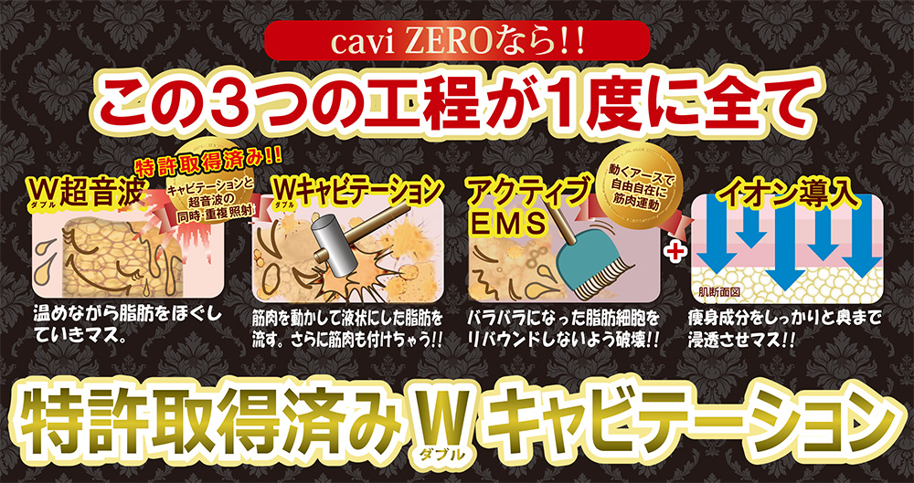 cavi ZERO ® キャビゼロ - 美容メーカー|トライアングルアンドコー