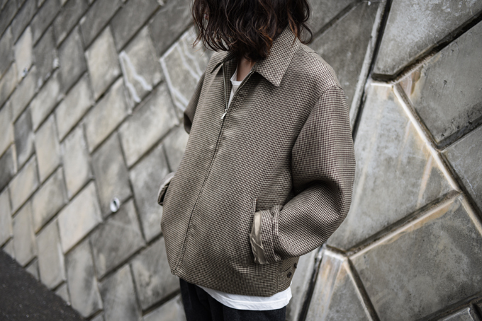 AURALEE -Double Face Check Zip Blouson- | twelve blog