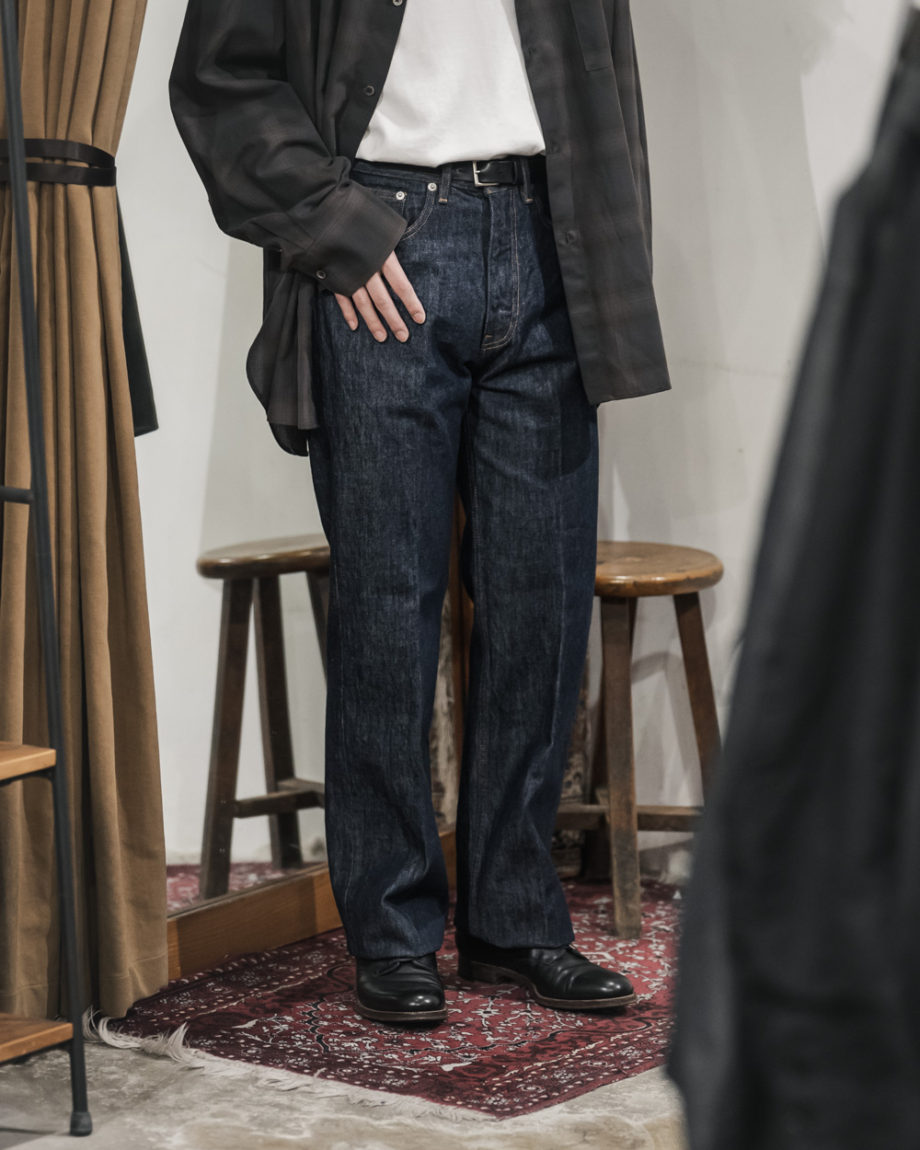 AURALEE -Hard Twist Denim 5P Pants, Wide Pants- | twelve blog