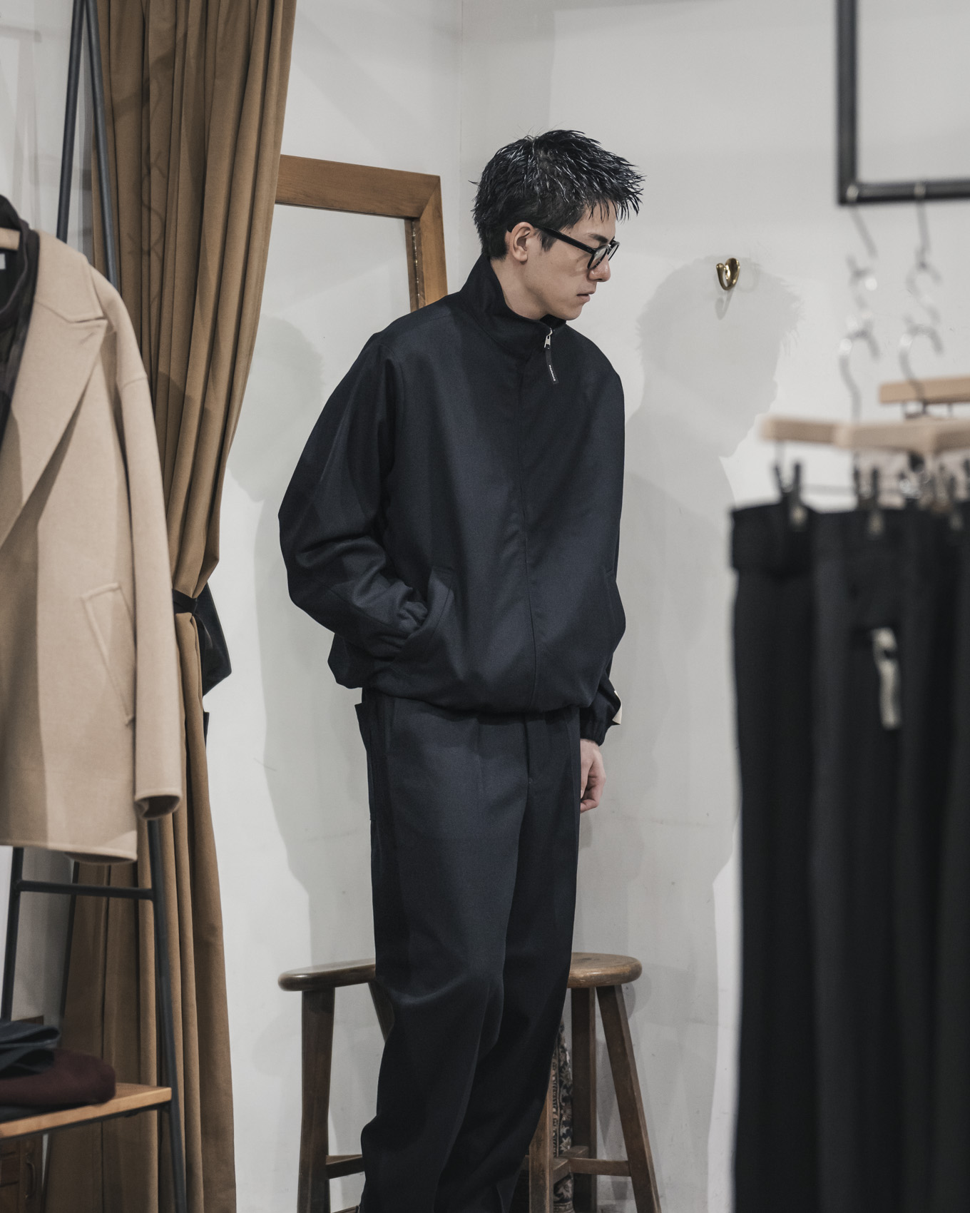 FARAH / Stand Collar Zip Up Blouson | twelve