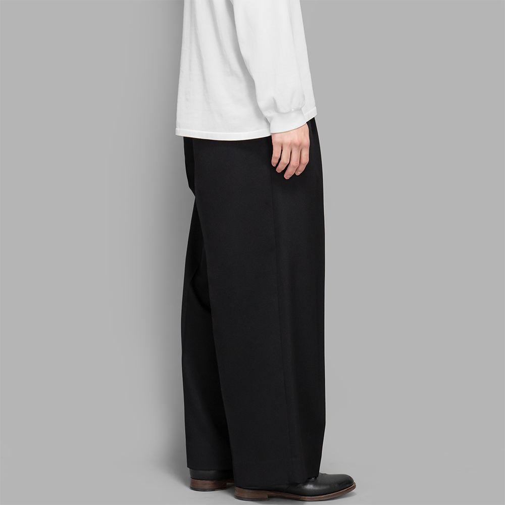 ssstein / Easy Long Wide Trousers (Black) | twelve