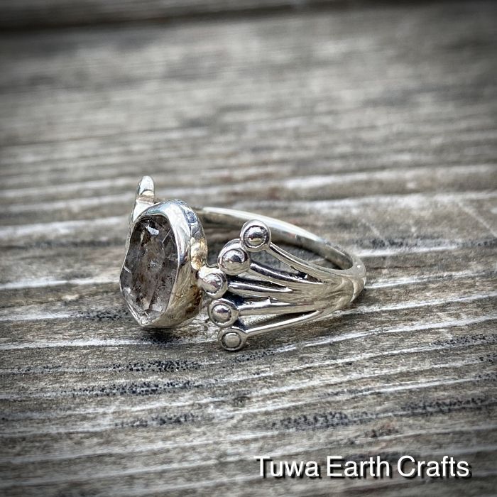 ドリームクリスタル 】1点もの 高品質ハーキマーダイヤモンド 指輪