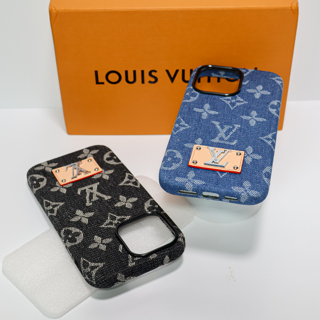 Denim Style LV Case iPhone 13-16 Pro Max uCaseSpot