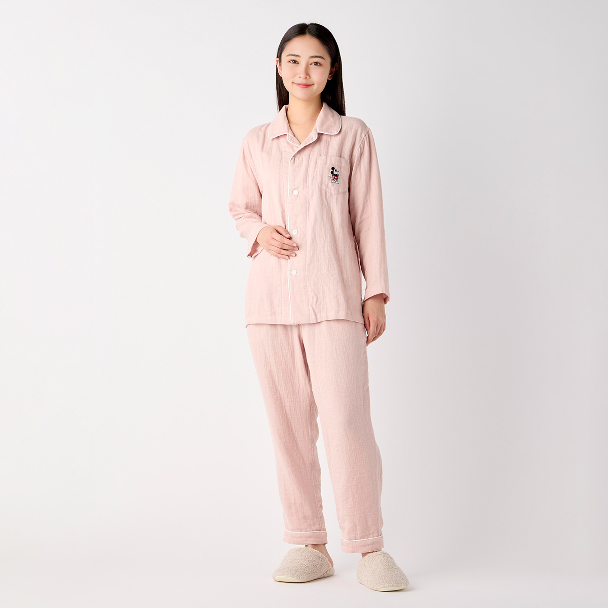 マシュマロガーゼ ミッキーパジャマ ユニセックス（RPZ30904