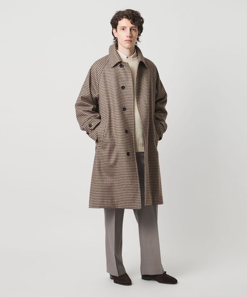 ヘリンボーン ミドルレングス フィールドジャケット