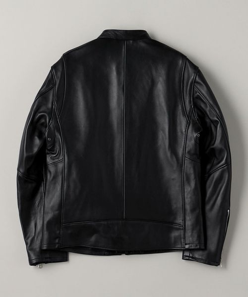 シープレザー シングル ライダース ジャケット