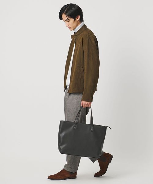 レザーライク トートバッグM