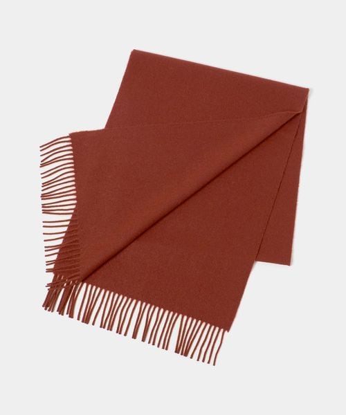 別注】＜Johnstons of Elgin＞2PLY ソリッド カシミヤマフラー