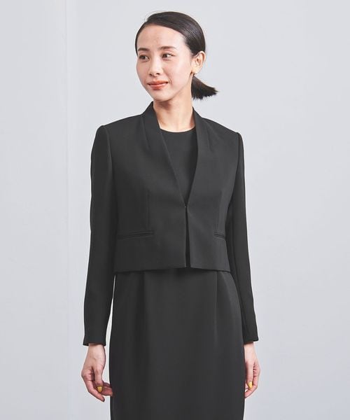 UNITED ARROWS＞フォーマル ノーカラー ジャケット P