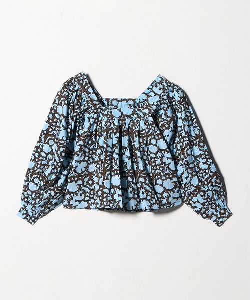 SZ Blockprints＞フラワー ブラウス