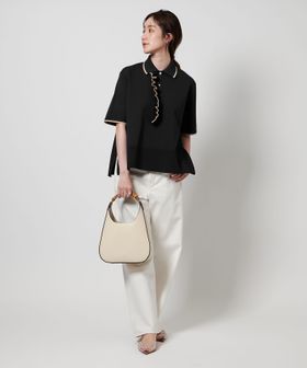 ミニマルフリル ニット 5SL