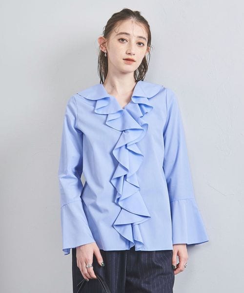 ラッフルフリル ブラウス