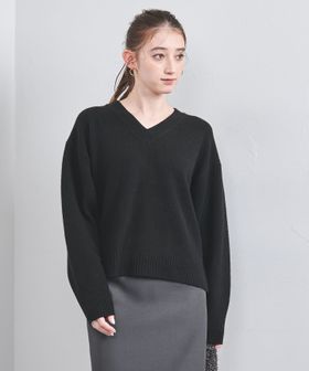 ルーズ Vネック ニットプルオーバー