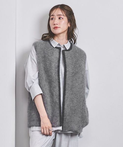 フォックス カシミヤ ニットベスト