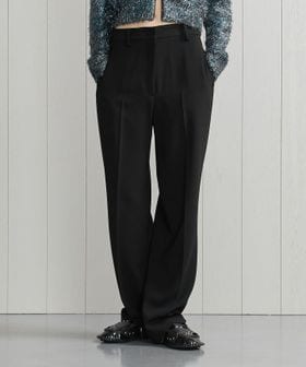 H＞ダブルクロステーパードパンツ