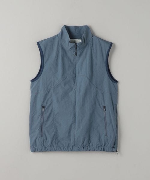 MARMOT CAPITAL＞カーブステッチ ナイロンベスト/COBALT