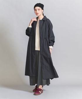 ロング ステンカラーコート ―撥水加工―