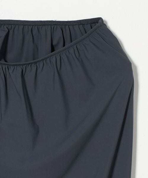 H＞ナイロンポリウレタン ジャージー ロングスカート