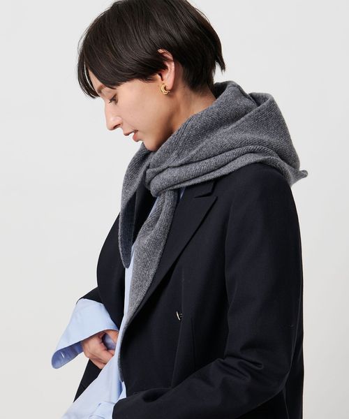 ニット フードストール