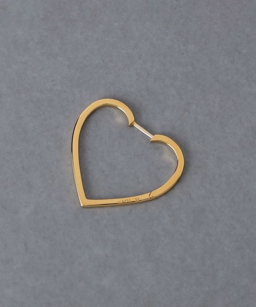 MAYU＞ミニハート フェイクパール 片耳ピアス