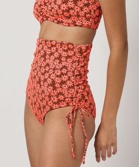 Lepidos＞ジャガードフラワー ハイウエスト ボトム