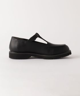 Tストラップ ローファー