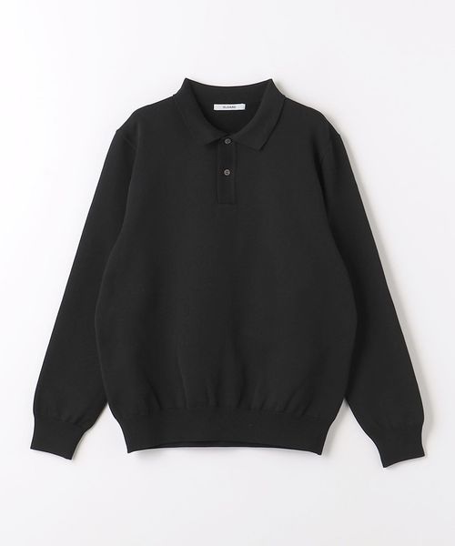 SLOANE＞12G ポリエステルキュプラコットン ニット ポロシャツ
