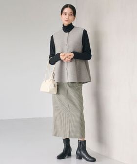 FOXブレンド セッケツ ニット ジレ