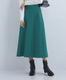 ウールライク フレア スカート ―ウォッシャブル・防シワ―