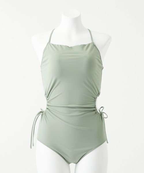 サイドホールワンピース スイムウェア / 水着